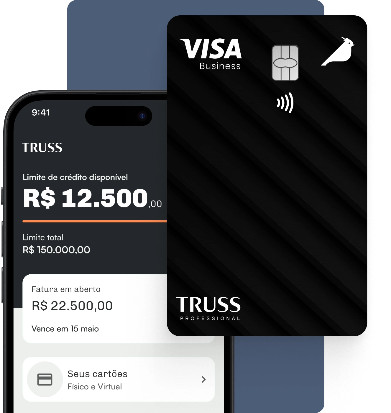 Cartão e app da robbin